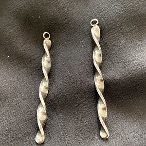 Earrings-sterling silver. Handmade in 1970’s. Need earring hooks.1of a kind